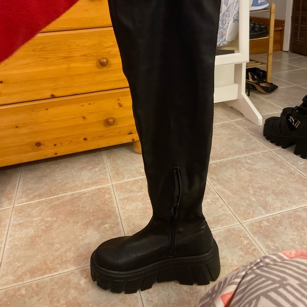 Public Desire over-the-knee boots